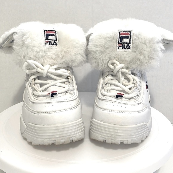 Fila Disrupters Shearlings Winter Boots - Toddlers Size 10 - Picture 3 of 10